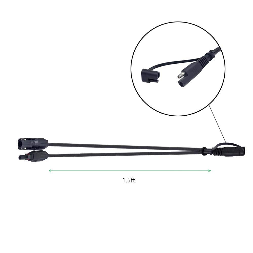 ACOPOWER Solar Panel Connector-SAE Adapter