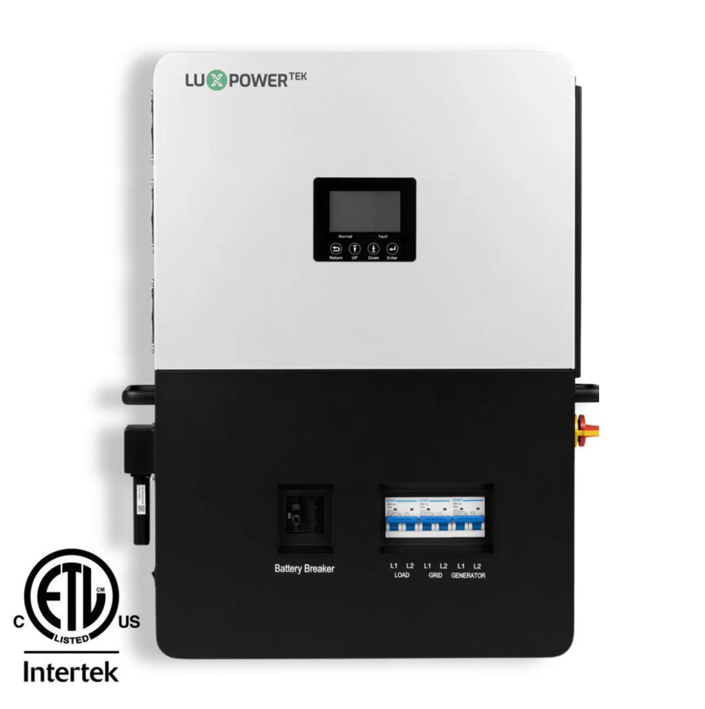 Luxpower LXP6K (SNA-US 6000) - Hybrid / Off-Grid Solar Inverter | 8000W PV Input | 6000W Output | SNA 6k Split Phase | UL & CSA Approved | 6000XP