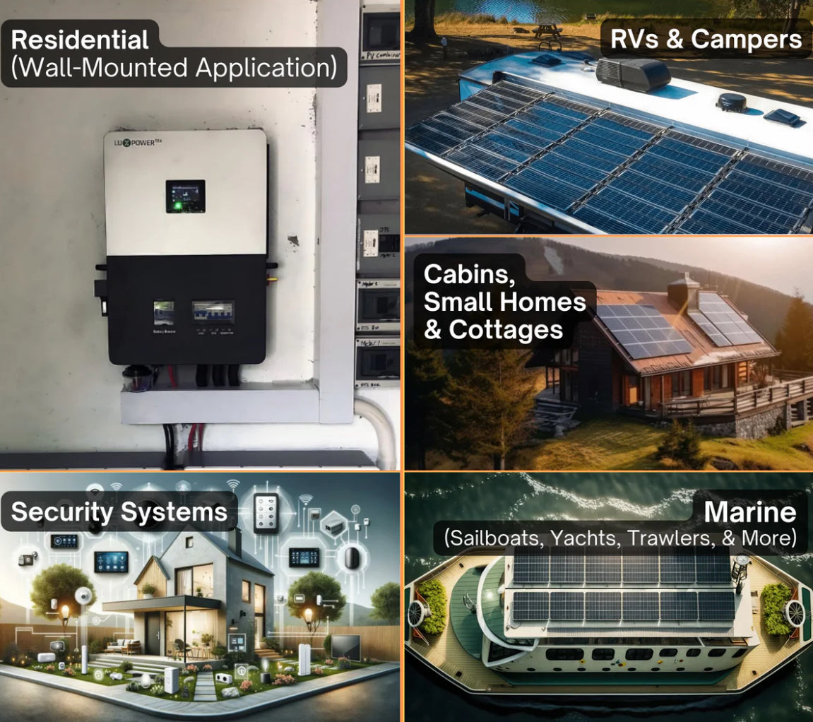 Luxpower LXP6K (SNA-US 6000) - Hybrid / Off-Grid Solar Inverter | 8000W PV Input | 6000W Output | SNA 6k Split Phase | UL & CSA Approved | 6000XP