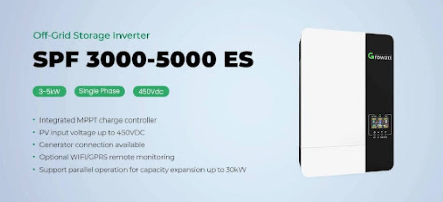 Growatt 3500 es (Refurbished) OFF Grid Inverter