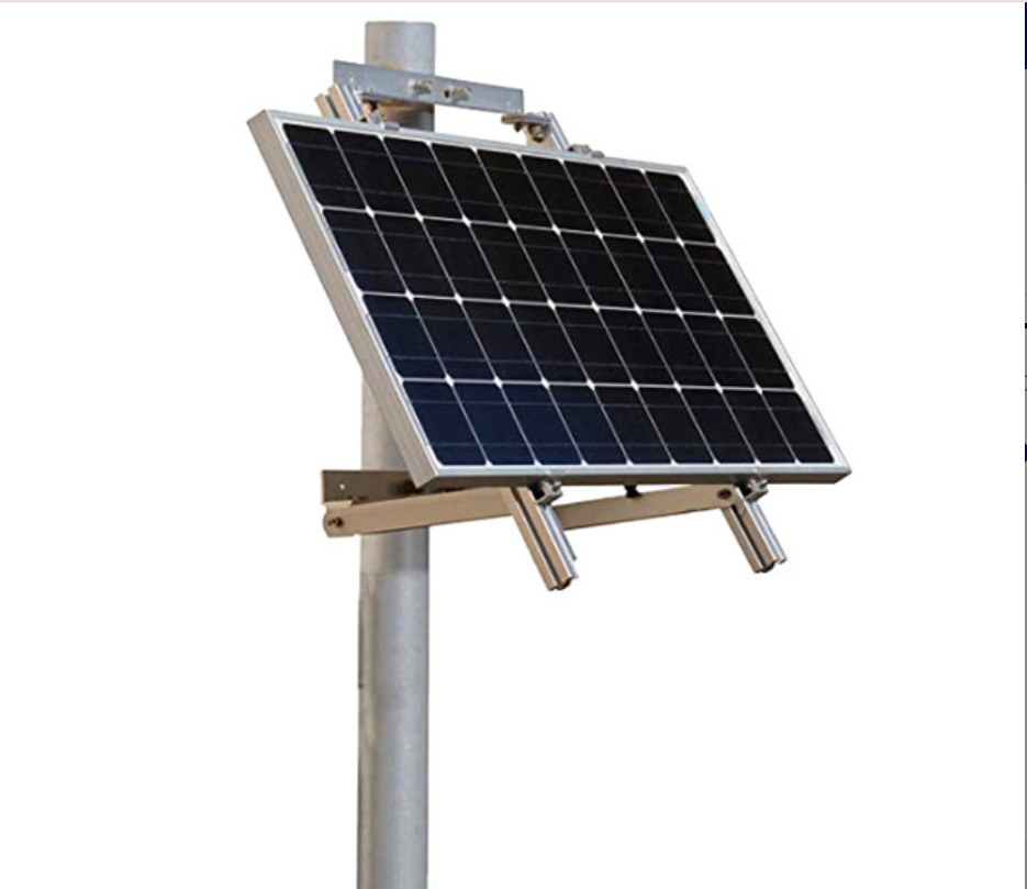 Single Side 27.4in Pole Mount Support For Solar Panel