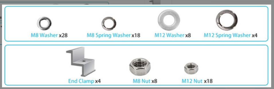 Single Side 27.4in Pole Mount Support For Solar Panel