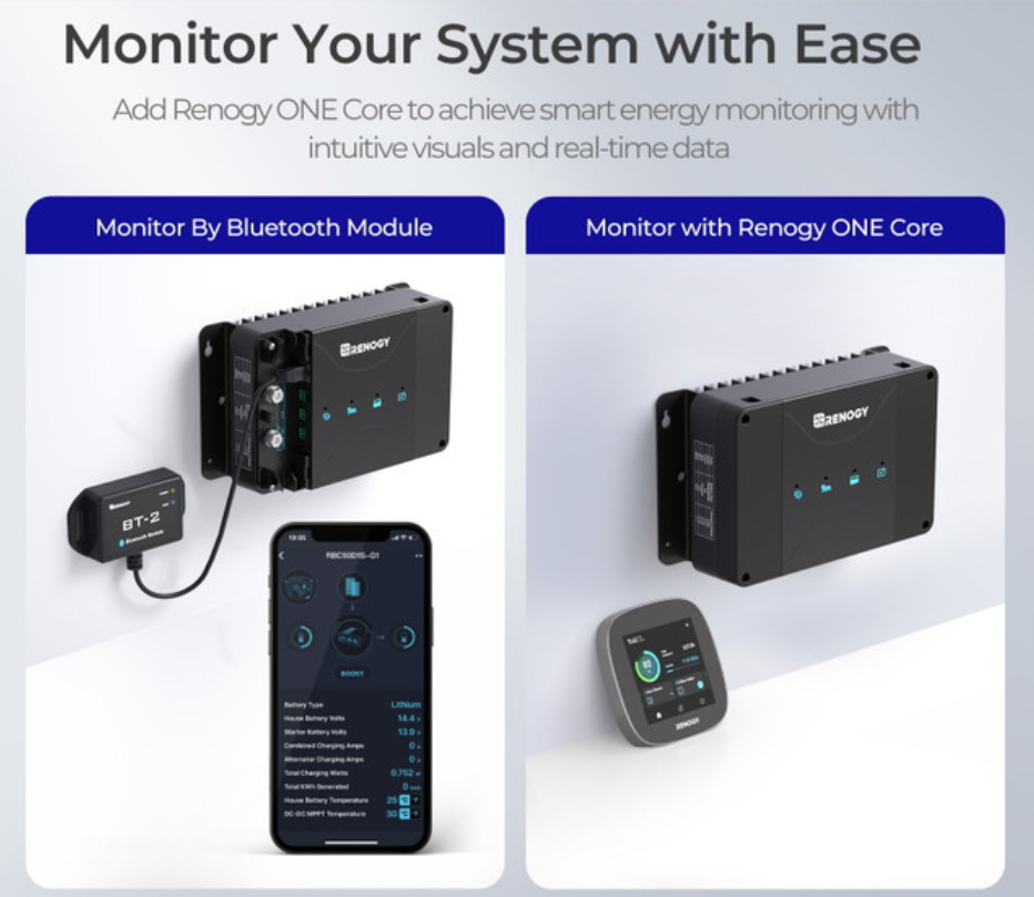 30A 12V DCC30S Dual Input DC-DC On-Board Battery Charger with MPPT