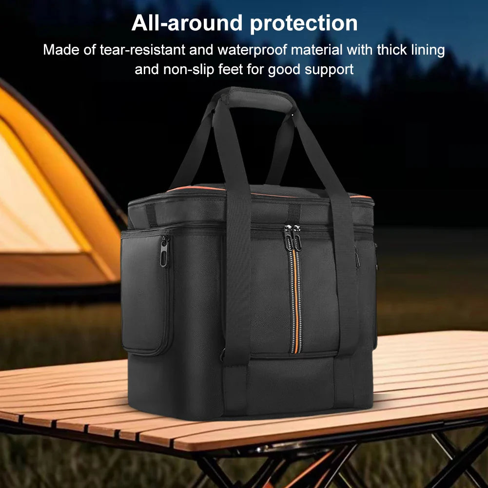 Portable Carrying Case for Jackery Explorer 2000 V2/1000 v2/240 v2/300 Plus Travel Bag Waterproof with Shoulder Strap & Handle